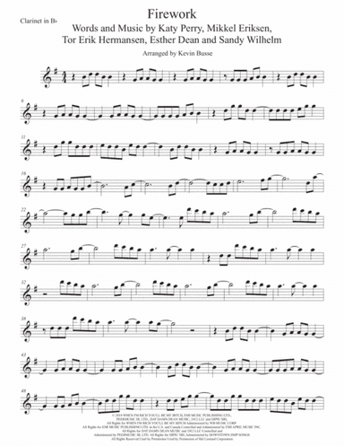 Firework (arr. Kevin Busse)