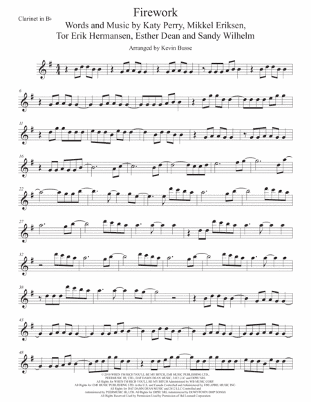 Firework (arr. Kevin Busse)