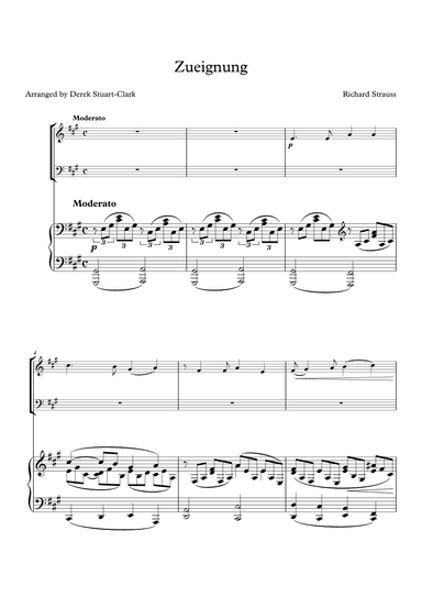 Zueignung (arr. Derek STUART-CLARK)