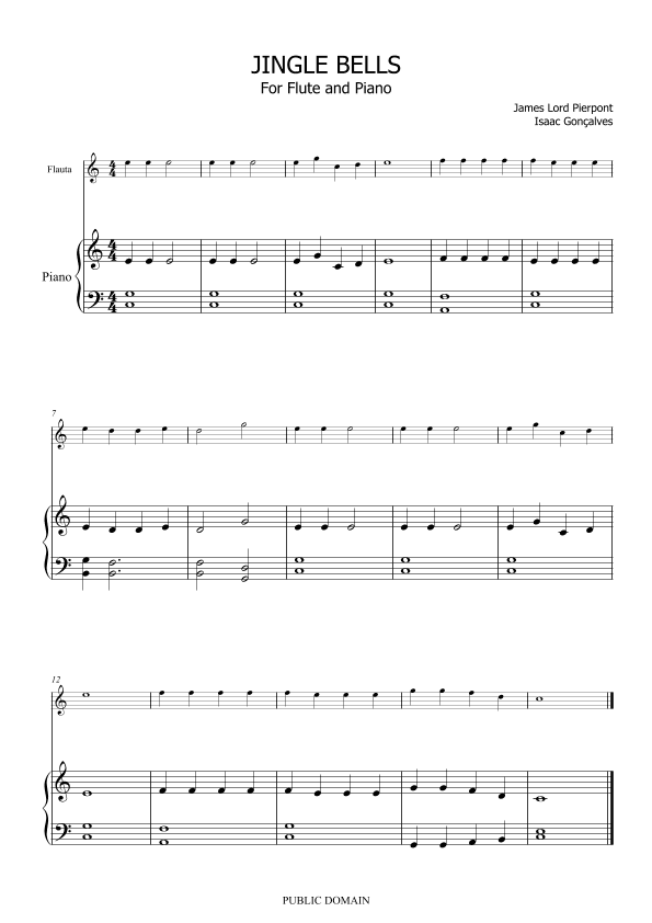 Jingle Bells (arr. Isaac Gonçalves)
