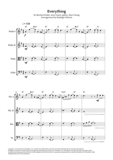 Everything (arr. Rodrigo Faleiros)