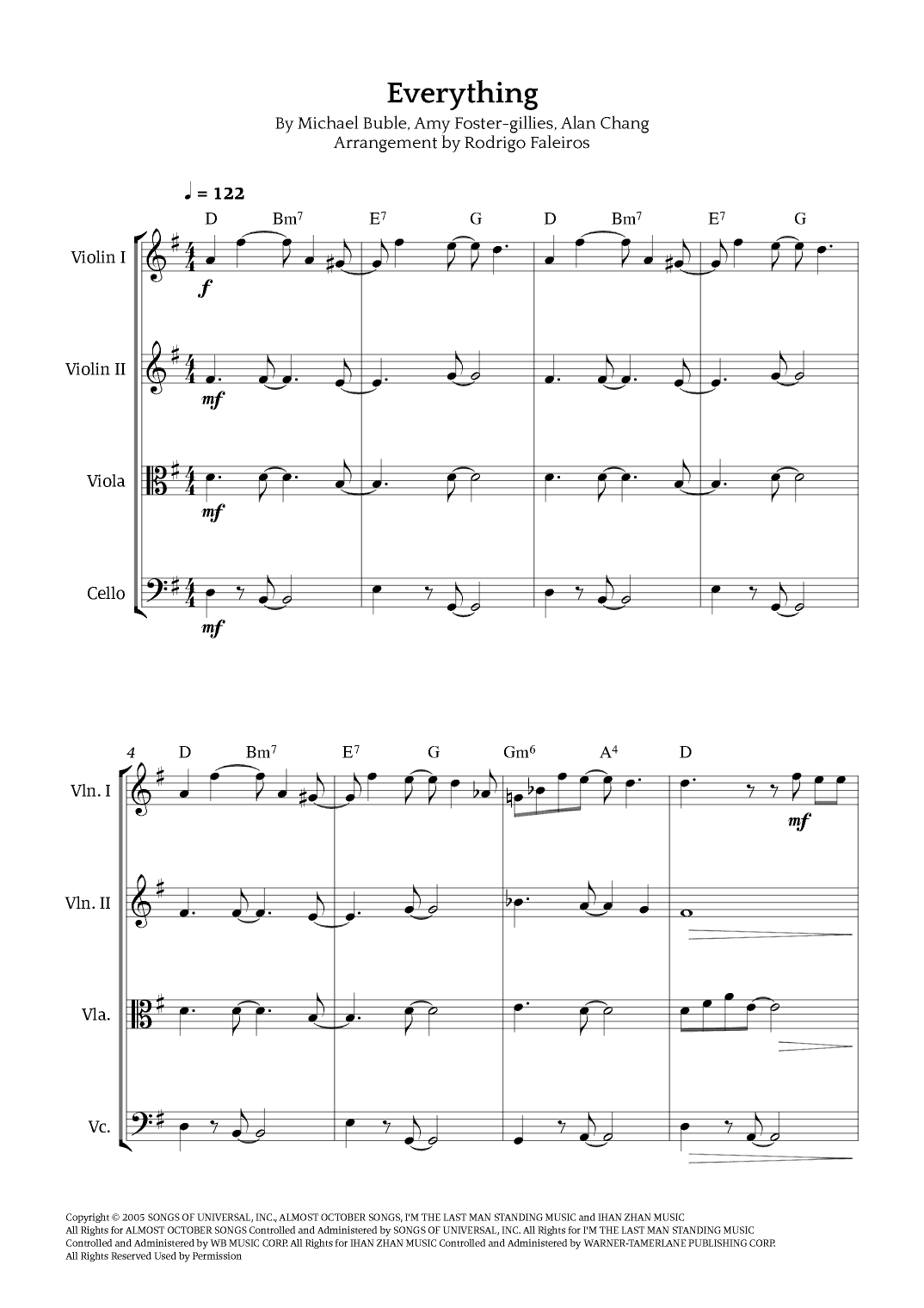 Everything (arr. Rodrigo Faleiros)