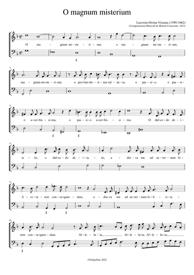 O magnum misterium (arr. Early Music Scores)