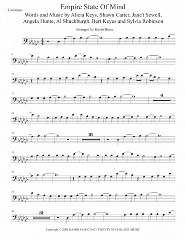 Empire State Of Mind (Part II) Broken Down (arr. Kevin Busse)