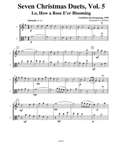 Seven Christmas Duets, Vol. 5 (arr. Kenneth D. Friedrich)