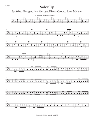 Sober Up (arr. Kevin Busse)
