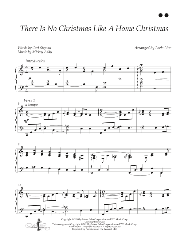 There Is No Christmas Like A Home Christmas (arr. Lorie Line)