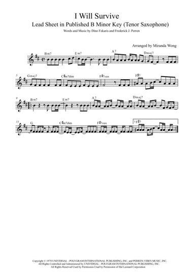 I Will Survive (arr. Miranda Wong)