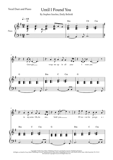 Until I Found You (arr. Marcony Carvalho)