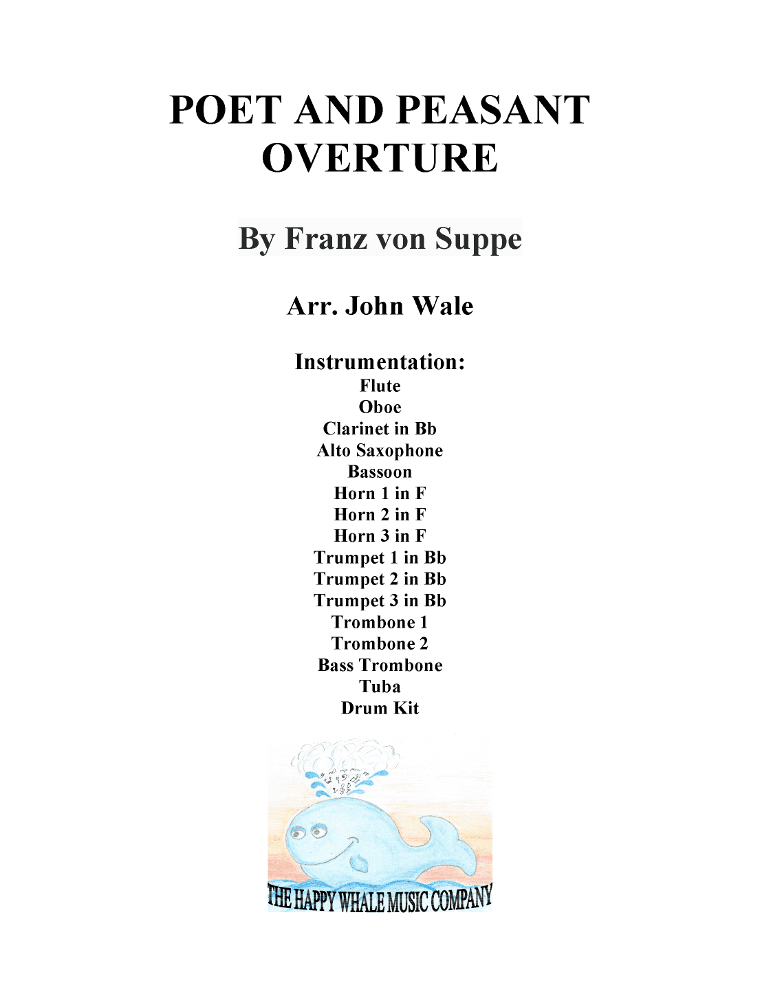 Poet and Peasant Overture (arr. John Wale)