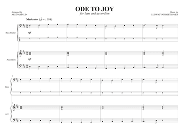 Ode to Joy (arr. Art.o Artaud)