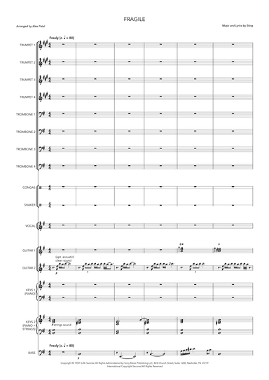 Fragile (arr. Alex Patel)