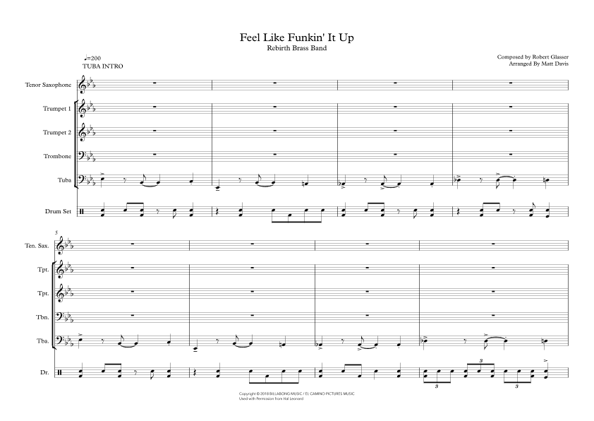 I Feel Like Funkin It Up (arr. Matt Davis)