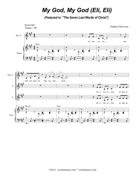 My God, My God (Eli Eli)