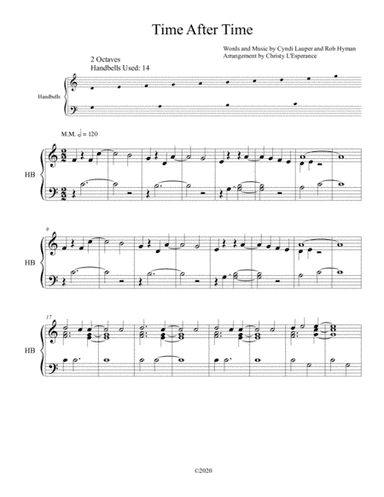 Time After Time (arr. Christy L'Esperance)