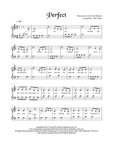 Perfect (arr. TEC Music)