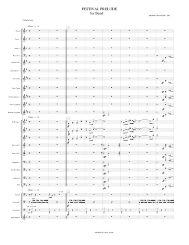 FESTIVAL PRELUDE FOR BAND