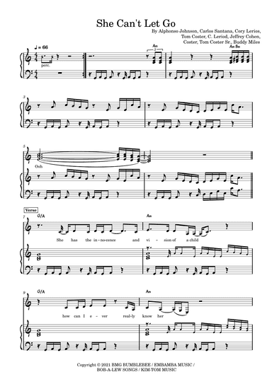 She Can't Let Go (arr. Jussi Kontinen)