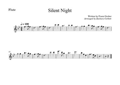 Silent Night (arr. Zachary Corbett)