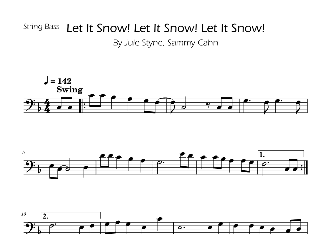 Let It Snow! Let It Snow! Let It Snow! (arr. Ygor Nunes)