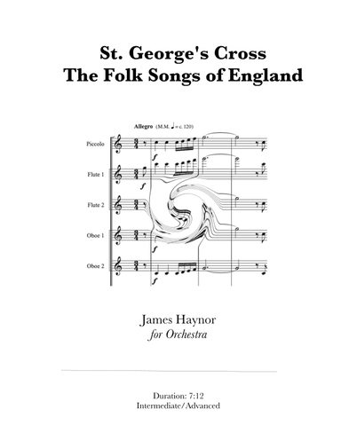St. George's Cross - The Folk Songs of England for Orchestra (arr. James Haynor)