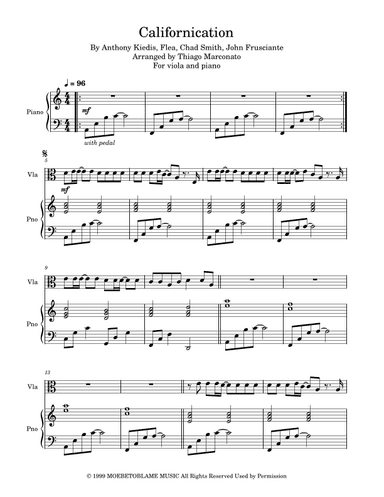 Californication (arr. Thiago Marconato)