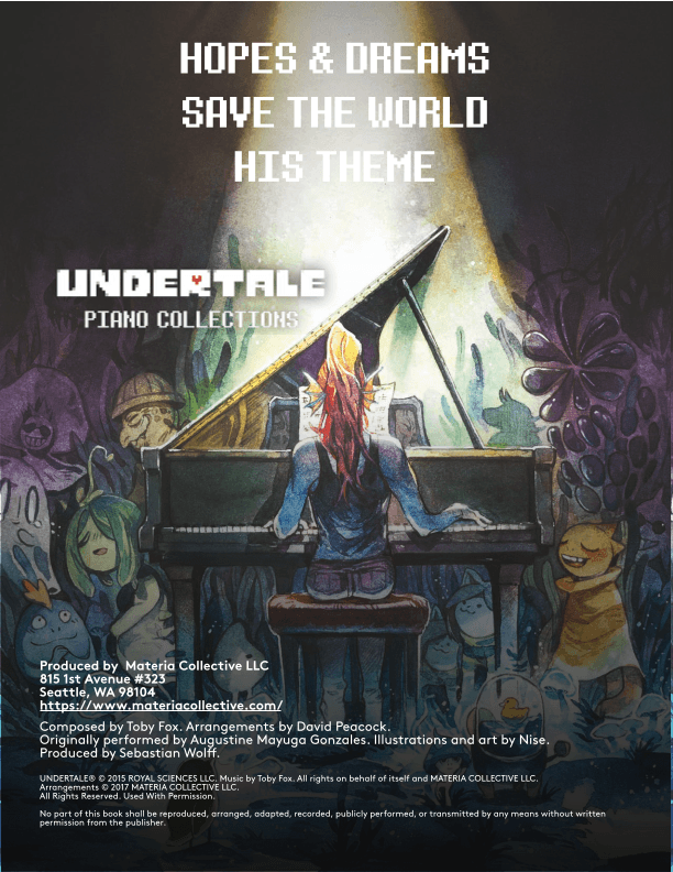 Hopes & Dreams ~ SAVE The World ~ His Theme (Undertale Piano Collections)