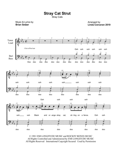 Stray Cat Strut (arr. Linda Corcoran)