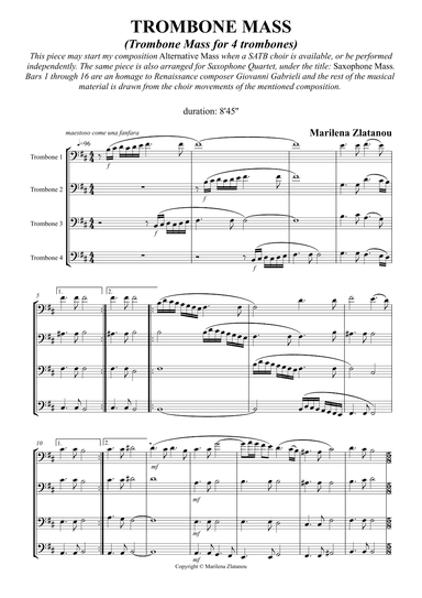 TROMBONE MASS