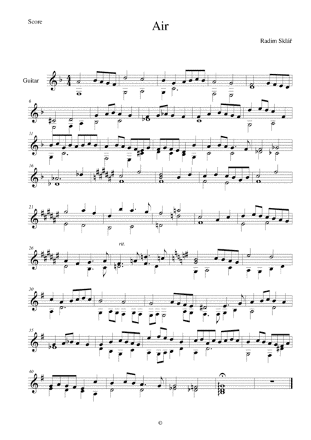 Guitar etude 3