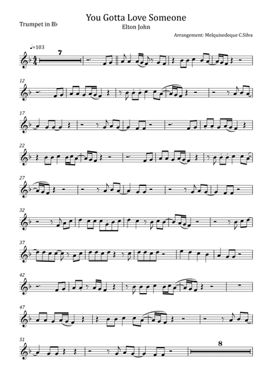 You Gotta Love Someone (arr. Melquisedeque C.Silva)