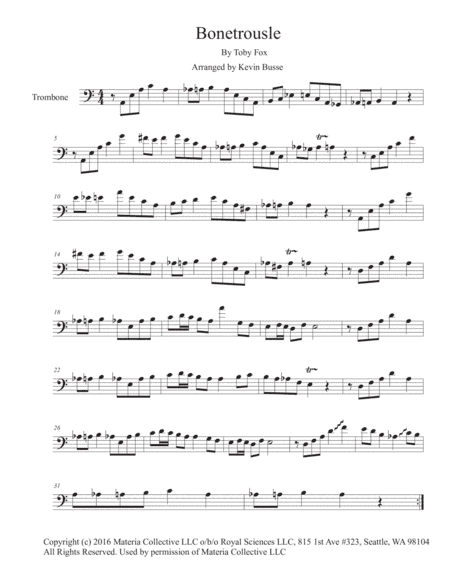 Bonetrousle (from Undertale) (arr. Kevin Busse)