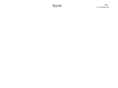 Skyfall (arr. Nicoletta Cleto)
