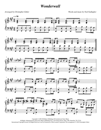 Wonderwall (arr. Christopher Esther)