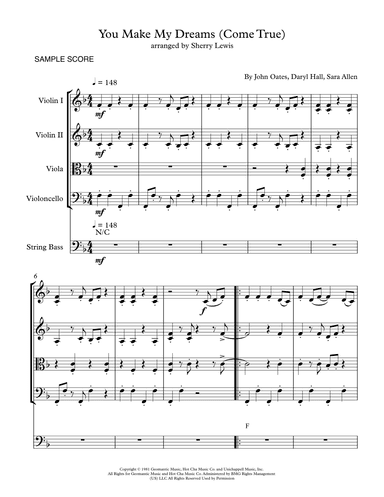 You Make My Dreams (arr. Sherry Lewis)