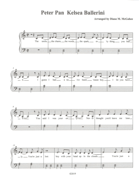 Peter Pan (arr. Diane M. McGahee)