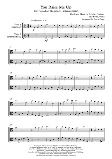 You Raise Me Up (arr. Edwin Sung)