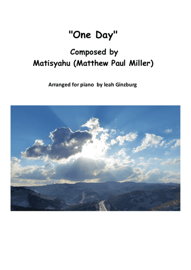 One Day (arr. Leah Ginzburg)
