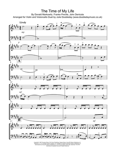 (i've Had) The Time Of My Life (arr. Julie Doubleday)