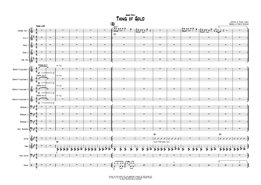 Thing Of Gold (arr. Maksym Grynchuk)