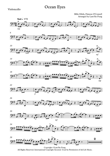 Ocean Eyes (arr. Lam Yat Fung)