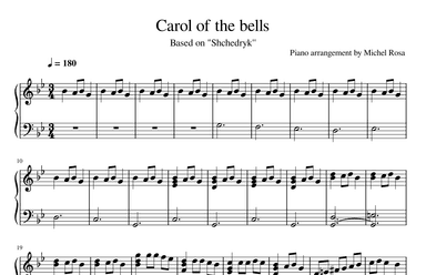 Carol of the bells (arr. Harmonistas)