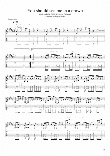 You Should See Me In A Crown (arr. Eugen Sedko)