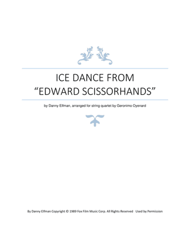 Ice Dance (arr. Geronimo Oyenard)