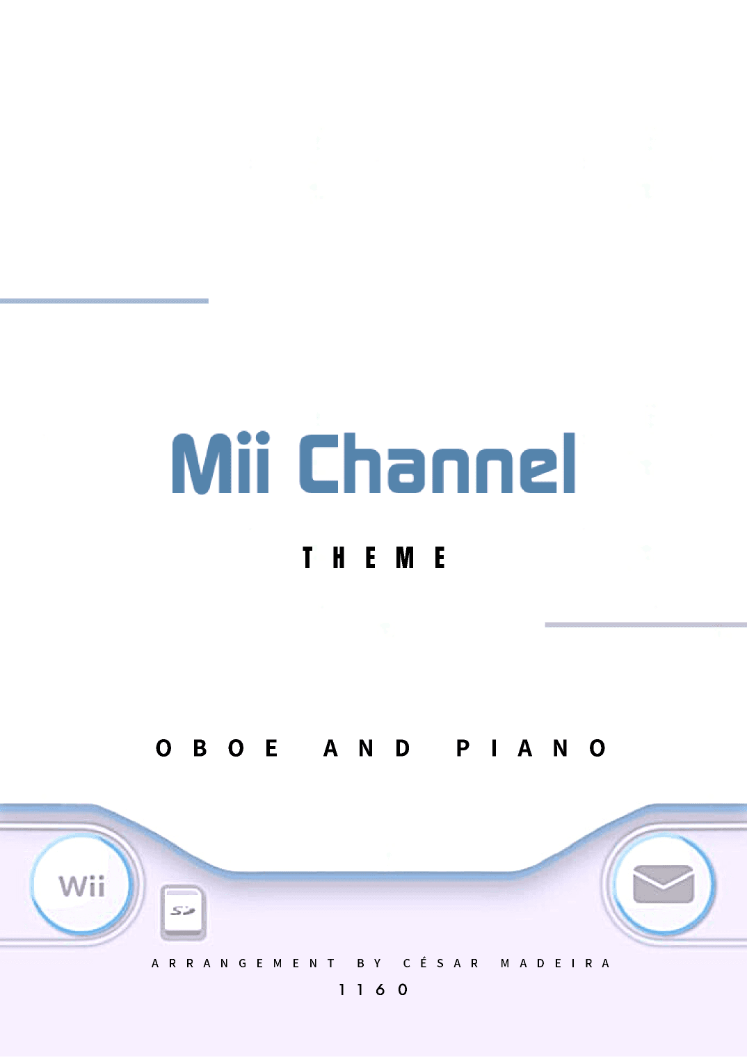 Mii Channel Theme (arr. César Madeira)