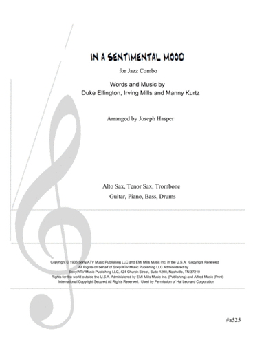 In A Sentimental Mood (arr. Joseph Hasper)