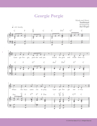 Georgie Porgie (arr. Hal Wright)