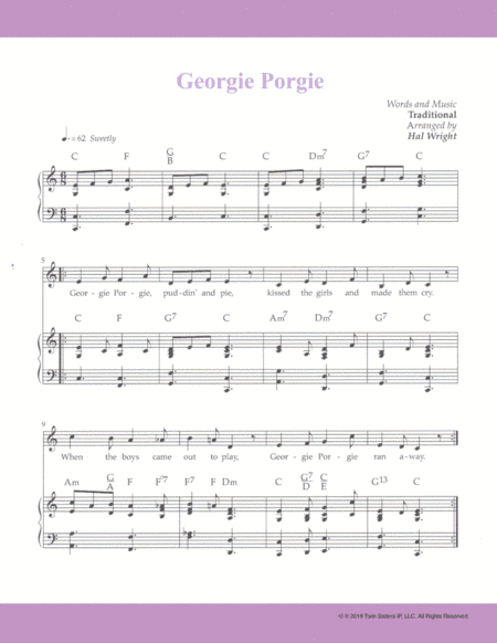 Georgie Porgie (arr. Hal Wright)