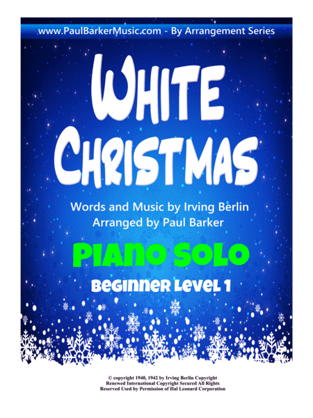 White Christmas (arr. Paul Barker)