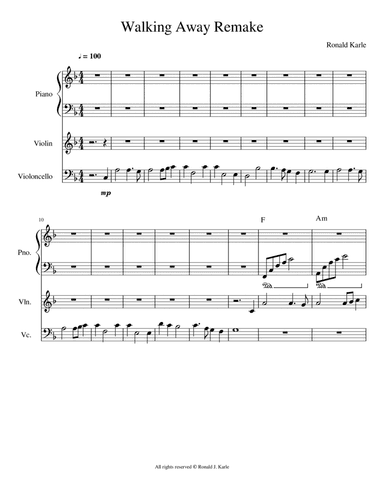Walking Away Chamber Arrangement